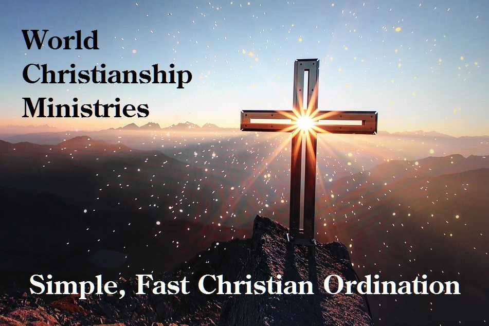 cross simpl fast christian ordination