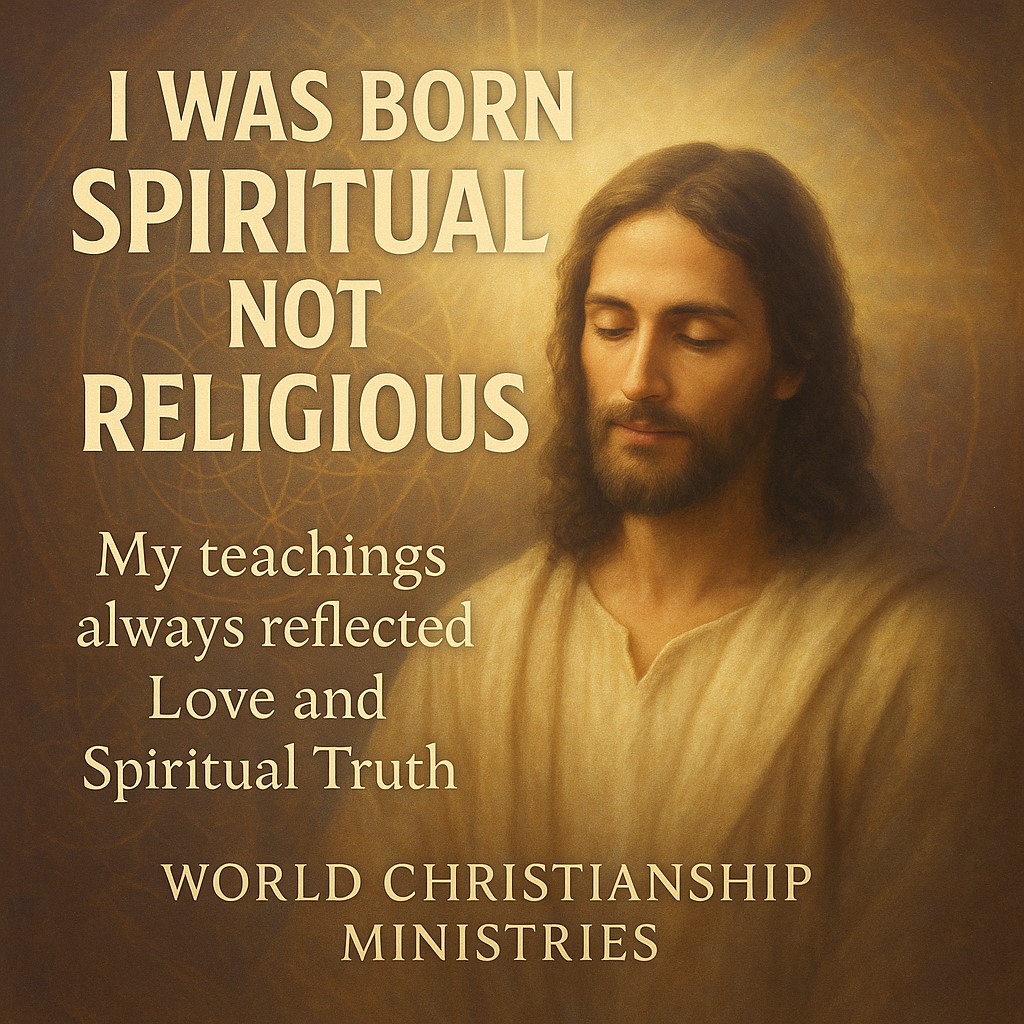 Jesus Spiritual Not Religious