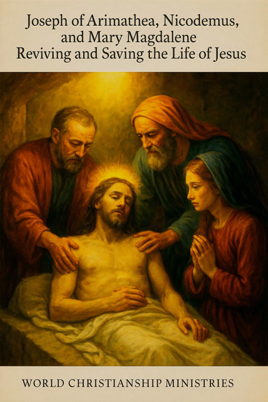 jesus revived in the tomp