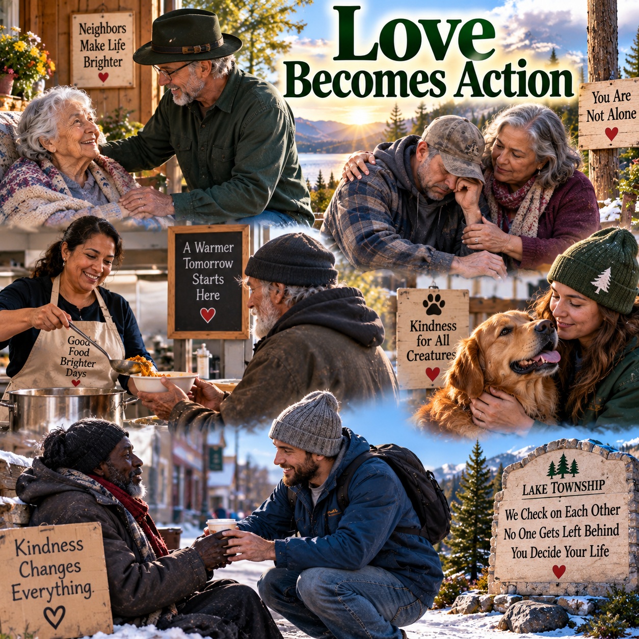 love becomes
                  action
