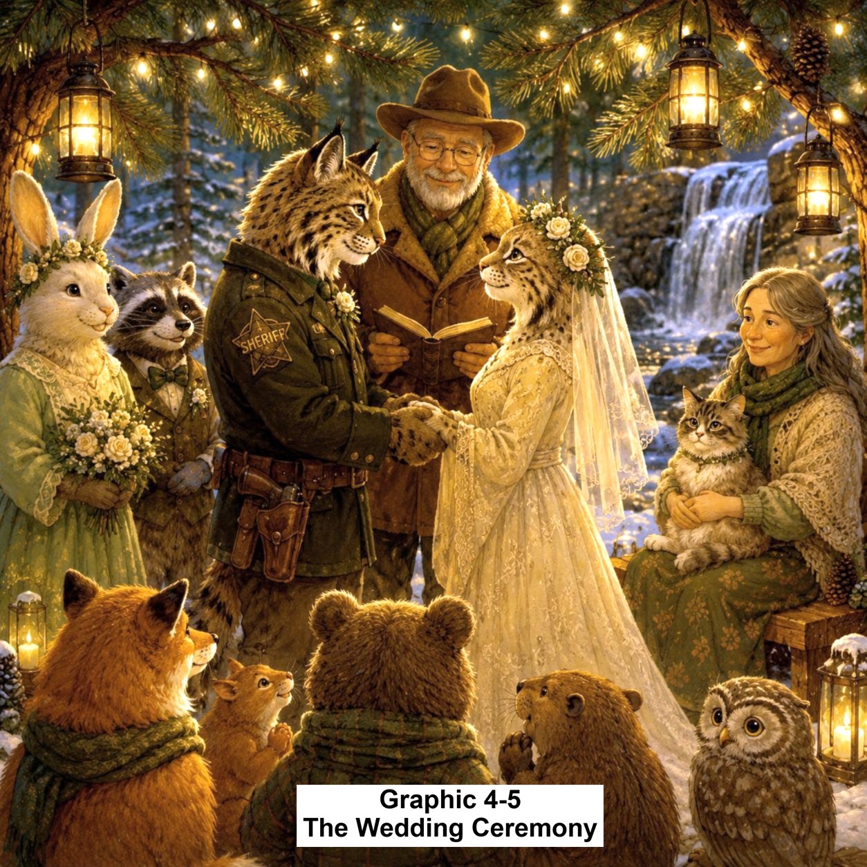 The wedding ceremony