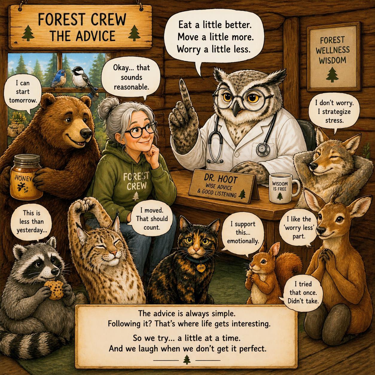 forest crew dr visit