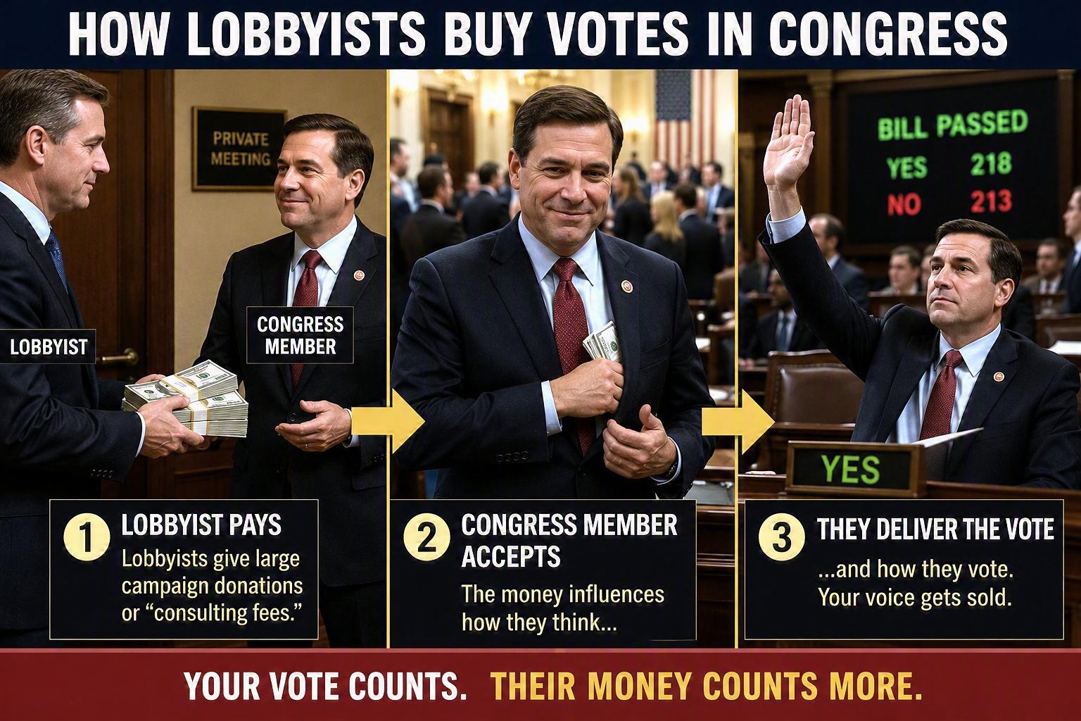 politicians
                lobbyists