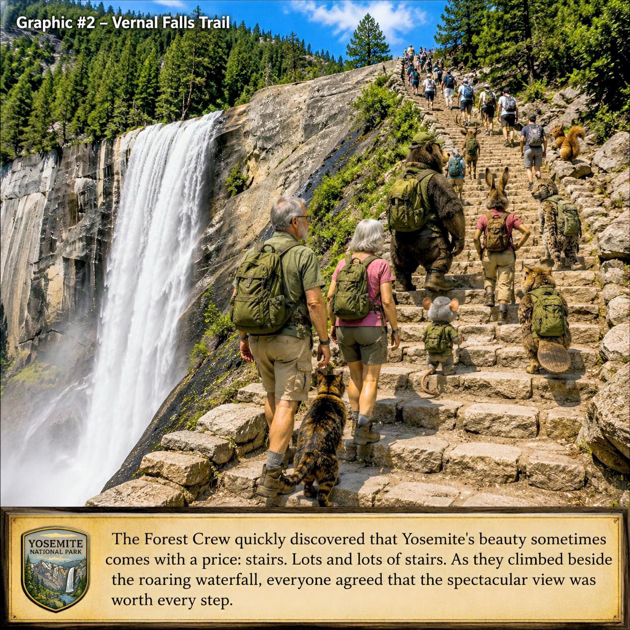 Graphic 2 Vernal Falls Trail